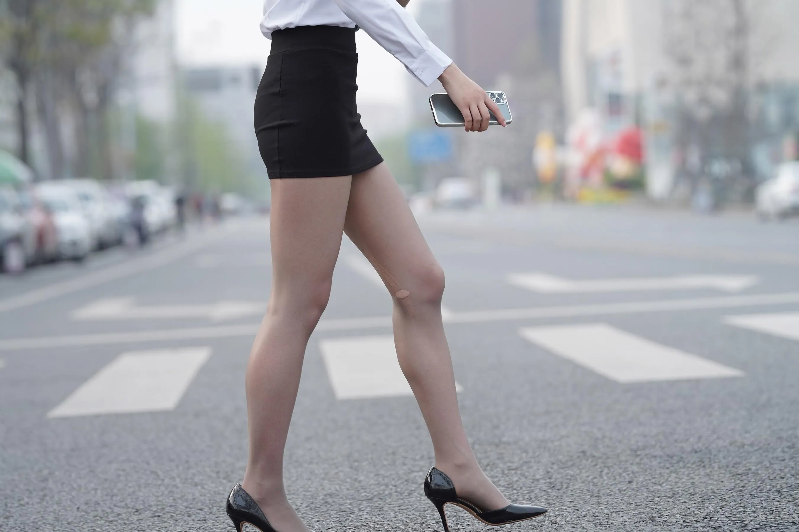 魔镜街拍 NO.182 牛男街拍 白衬衫制服小姐姐 [397P]插图9